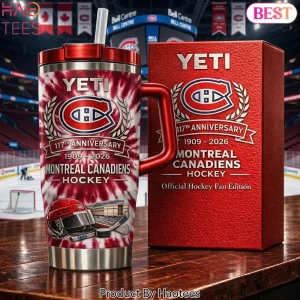 Montreal Canadiens 117th Anniversary Tie Dye Stainless Steel Tumbler