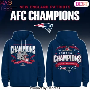 New England Patriots 2025 AFC Championship Commemorative Hoodie