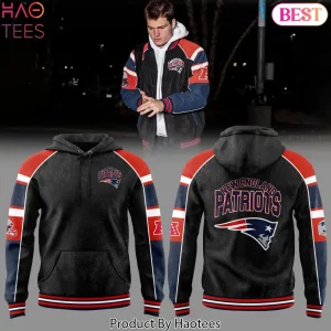 New England Patriots G-III Sports Varsity Style Graphic Hoodie