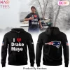 New England Patriots Drake Maye MVP Graphic Limited Edition Hoodie