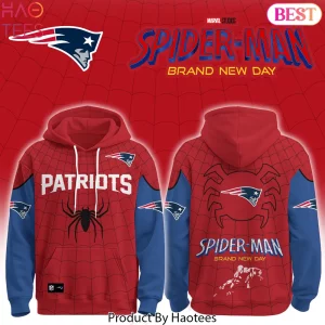 New England Patriots x Spider-Man Brand New Day Limited Edition Hoodie