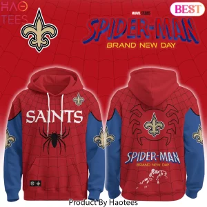 New Orleans Saints Spider-Man Brand New Day Limited Edition Hoodie