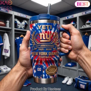 New York Giants 101st Anniversary Tie Dye Stainless Steel Tumbler