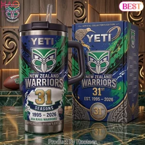 New Zealand Warriors 31st Anniversary Official Collector Edition Tumbler