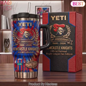 Newcastle Knights 38th Anniversary 1988-2026 Limited Edition Tumbler