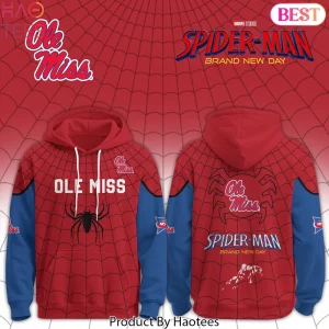 Ole Miss Rebels Marvel Spider-Man Brand New Day Graphic Hoodie