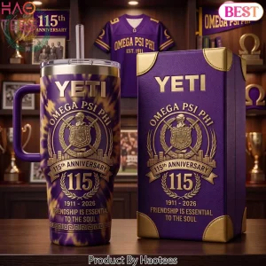 Omega Psi Phi 115th Anniversary Commemorative Yeti Tumbler Omega Psi Phi 115th Anniversary Commemorative Yeti Tumbler