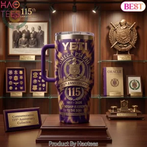 Omega Psi Phi 115th Anniversary Commemorative Yeti Tumbler