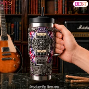 Ozzy Osbourne Prince Of Darkness Limited Edition Stainless Steel Tumbler