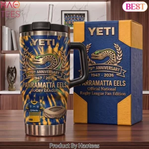 Parramatta Eels 79th Anniversary 1947-2026 Commemorative Tumbler Parramatta Eels 79th Anniversary 1947-2026 Commemorative Tumbler