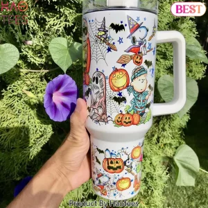 Peanuts Halloween Charlie Brown Spooky Pumpkin 40oz Tumbler