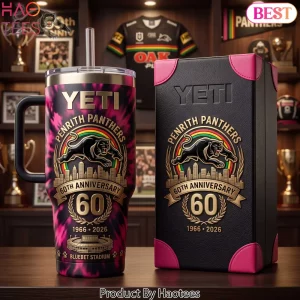 Penrith Panthers 60th Anniversary 1966-2026 Bluebet Stadium Tumbler Penrith Panthers 60th Anniversary 1966-2026 Bluebet Stadium Tumbler