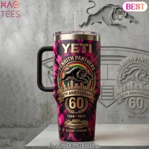 Penrith Panthers 60th Anniversary 1966-2026 Bluebet Stadium Tumbler