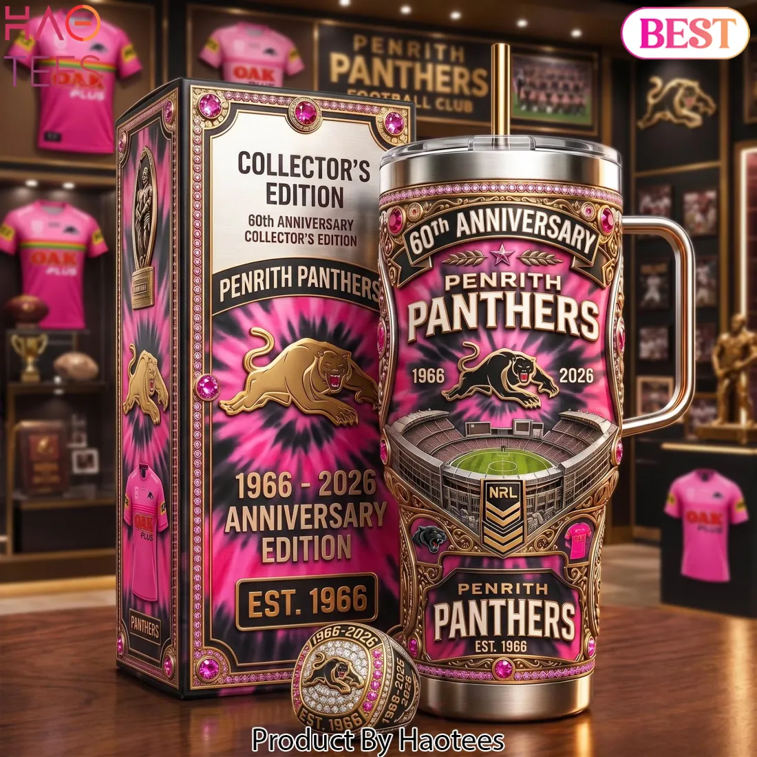 Penrith Panthers 60th Anniversary 1966-2026 Collector Edition Tumbler Penrith Panthers 60th Anniversary 1966-2026 Collector Edition Tumbler