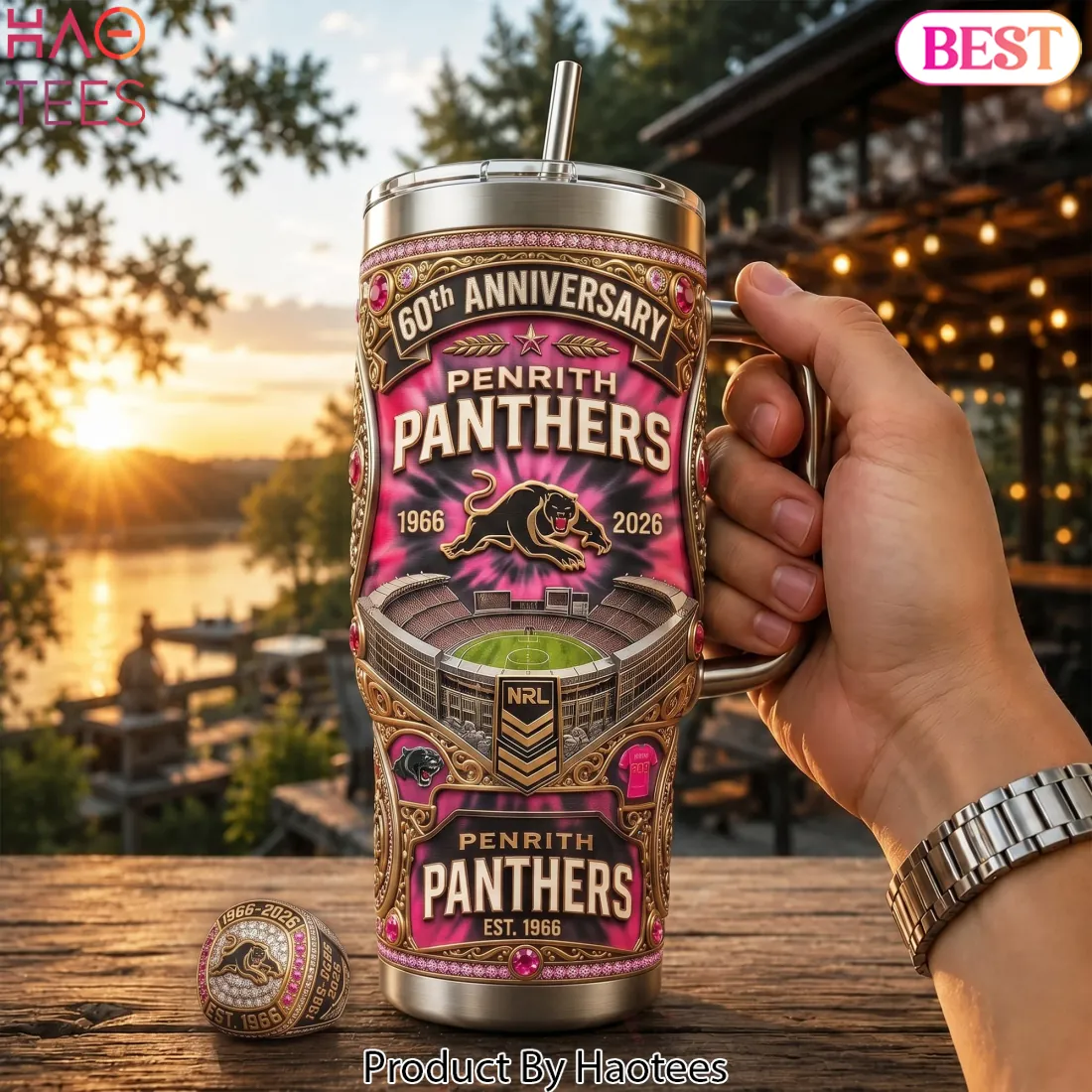 Penrith Panthers 60th Anniversary 1966-2026 Collector Edition Tumbler Penrith Panthers 60th Anniversary 1966-2026 Collector Edition Tumbler