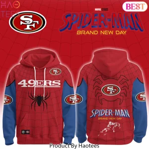 San Francisco 49ers Spider-Man Brand New Day Graphic Hoodie