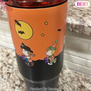 Snoopy Halloween Vampire Theme 40oz Insulated Tumbler