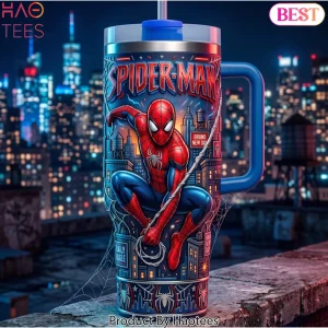 Spider-Man Daily Bugle 3D Graphic Insulated Travel Tumbler