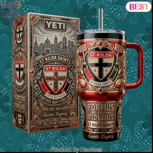 St Kilda Saints Collector Edition Premium Handle Tumbler
