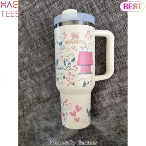 Stanley Snoopy Love Hearts 40oz Skinny Straight Tumbler