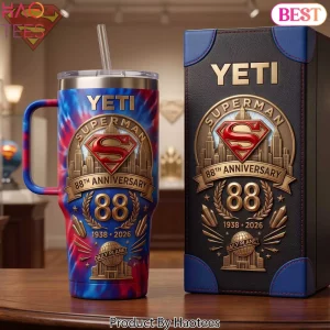 Superman 88th Anniversary Limited Edition Yeti Handle Tumbler Superman 88th Anniversary Limited Edition Yeti Handle Tumbler