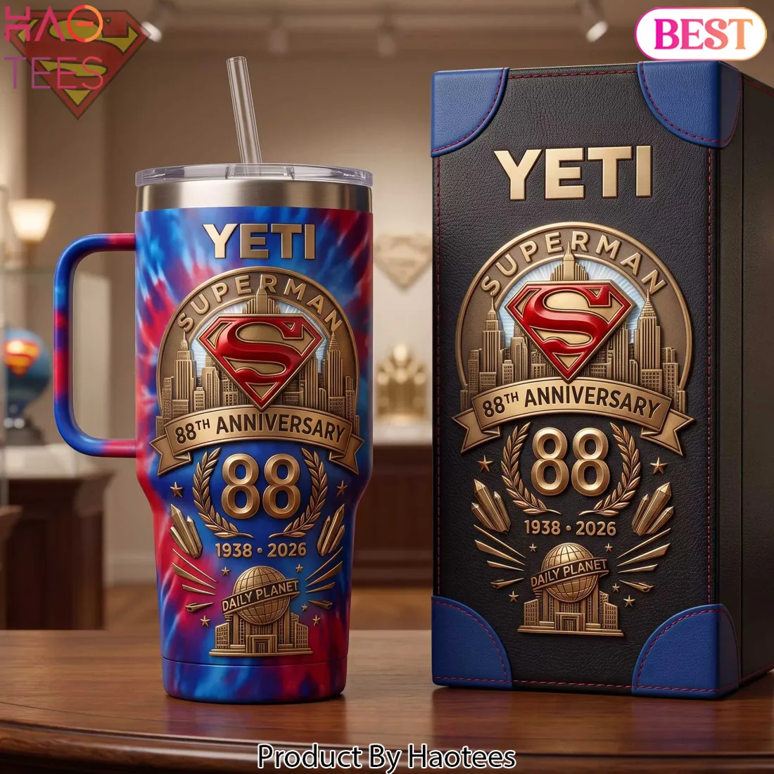 Superman 88th Anniversary Limited Edition Yeti Handle Tumbler Superman 88th Anniversary Limited Edition Yeti Handle Tumbler