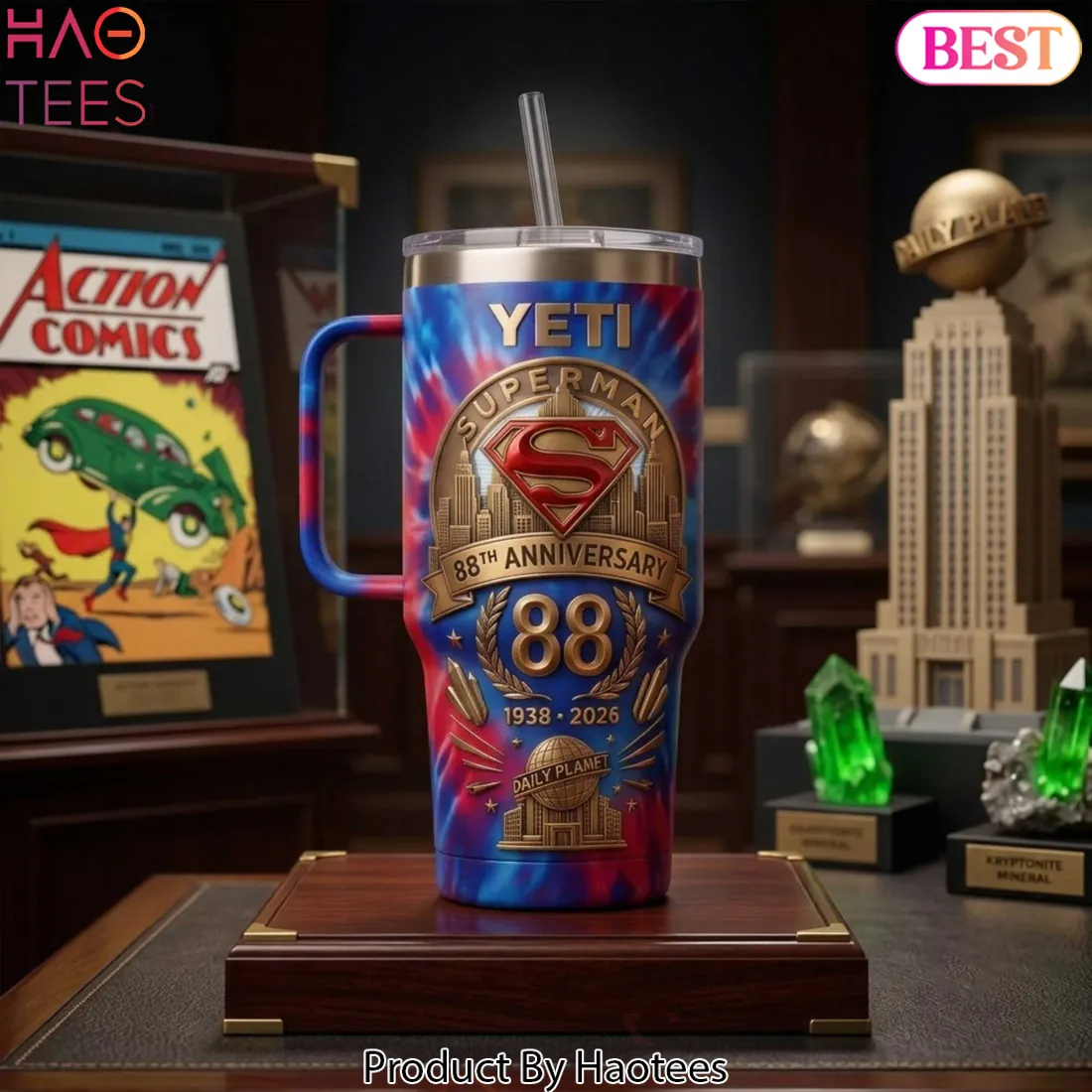 Superman 88th Anniversary Limited Edition Yeti Handle Tumbler Superman 88th Anniversary Limited Edition Yeti Handle Tumbler