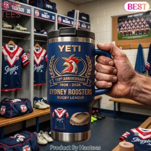 Sydney Roosters 118th Anniversary 1908-2026 Commemorative Tumbler