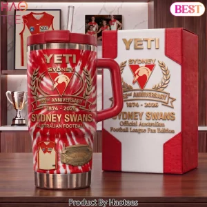 Sydney Swans 152nd Anniversary 1874-2026 Commemorative Tumbler Sydney Swans 152nd Anniversary 1874-2026 Commemorative Tumbler
