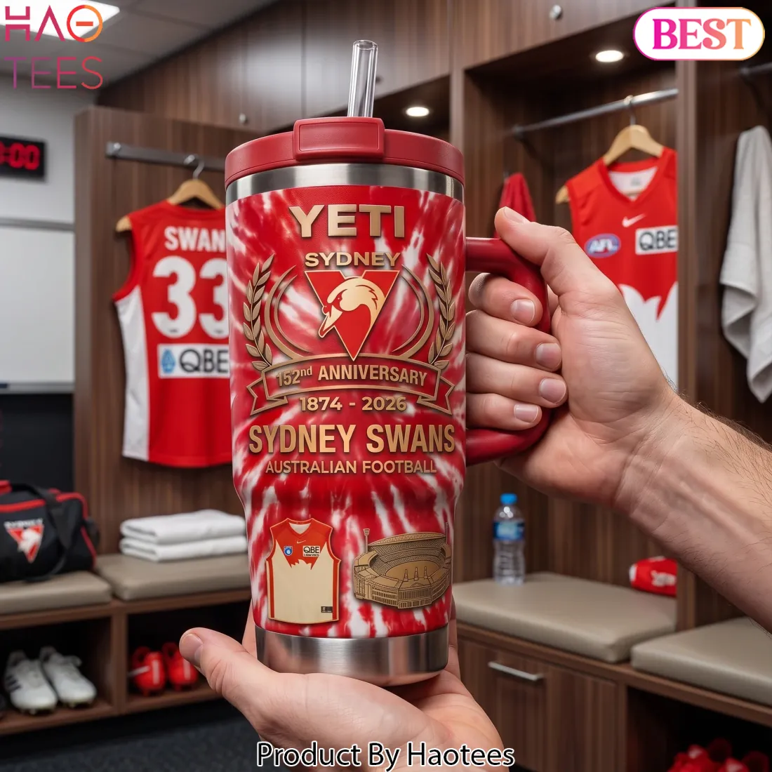Sydney Swans 152nd Anniversary 1874-2026 Commemorative Tumbler Sydney Swans 152nd Anniversary 1874-2026 Commemorative Tumbler