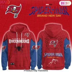 Tampa Bay Buccaneers Spider-Man Brand New Day Graphic Hoodie
