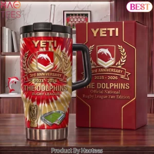 The Dolphins Rugby League 3rd Anniversary Limited Edition Tumbler The Dolphins Rugby League 3rd Anniversary Limited Edition Tumbler