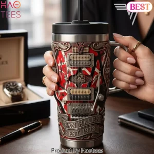 Van Halen 5150 Limited Edition Guitar Design Stainless Steel Tumbler