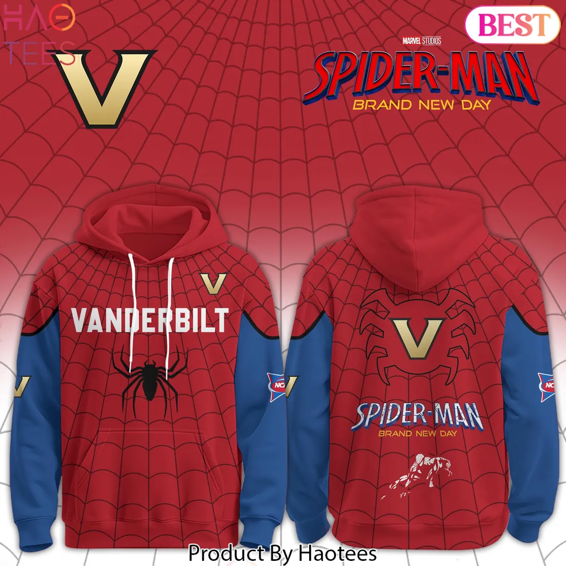 Vanderbilt University Spider-Man Brand New Day Limited Edition Hoodie Vanderbilt University Spider-Man Brand New Day Limited Edition Hoodie