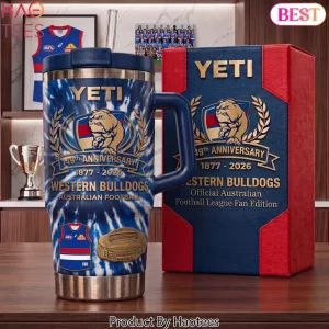 Western Bulldogs 149th Anniversary 1877-2026 AFL Fan Edition Tumbler