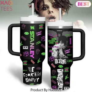 Yungblud Be Fookin Happy Music Fan Art Insulated Handle Tumbler