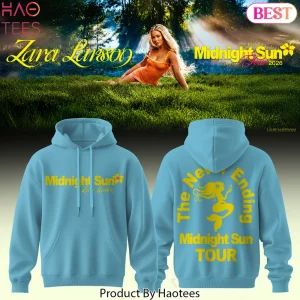 Zara Larsson Midnight Sun Tour 2026 Official Graphic Hoodie