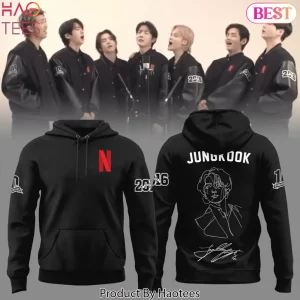 BTS Jungkook 2026 Signature Black Hoodie