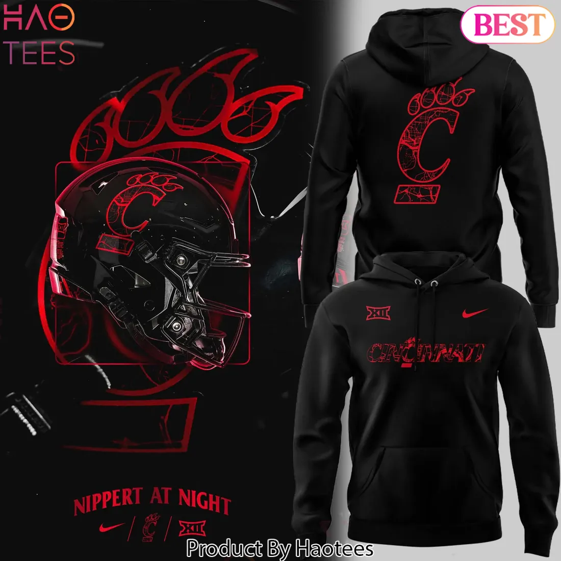 CIN NCAA “The City Within” Red Hoodie CIN NCAA “The City Within” Red Hoodie