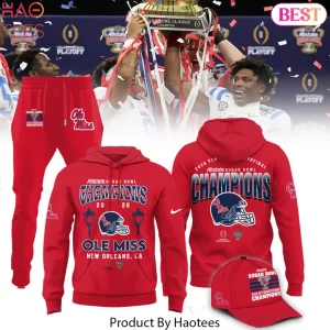 Ole Miss Rebels 2026 Sugar Bowl Champions CFP Quarterfinal Combo Hoodie