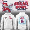 Ole Miss Rebels 2026 Sugar Bowl Champions Limited Edition Blue Hoodie