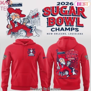 Ole Miss Rebels 2026 Sugar Bowl Champs New Orleans Commemorative Hoodie
