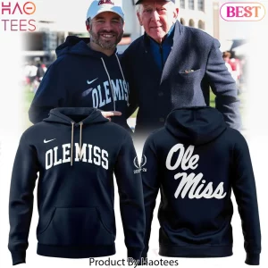 Ole Miss Rebels Football Coach Golding 2025-2026 Commemorative Navy Pullover Hoodie Ole Miss Rebels Football Coach Golding 2025-2026 Commemorative Navy Pullover Hoodie