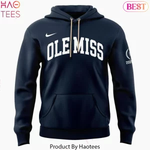 Ole Miss Rebels Football Coach Golding 2025-2026 Commemorative Navy Pullover Hoodie