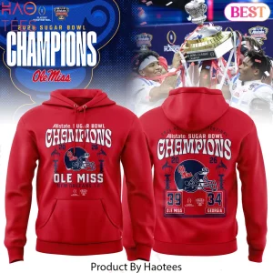 Ole Miss Rebels Sugar Bowl Champions 2026 Hoodie