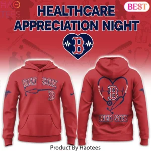 Boston Red Sox Healthcare Appreciation Night Red Pullover Hoodie