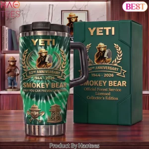 Smokey Bear 82rd Anniversary 1944-2026 Tumbler