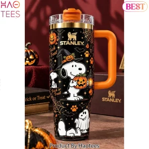 Snoopy Trick or Treat Halloween Pumpkin 40oz Tumbler