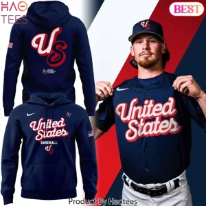 United States Baseball World Baseball Classic Navy Commemorative Hoodie