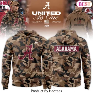 Alabama Crimson Tide 2026 Military Appreciation Hoodie